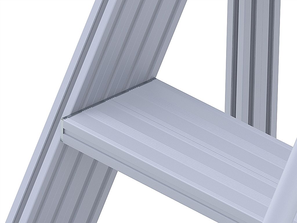 Лестничные конструкции из алюминиевого конструкционного профиля